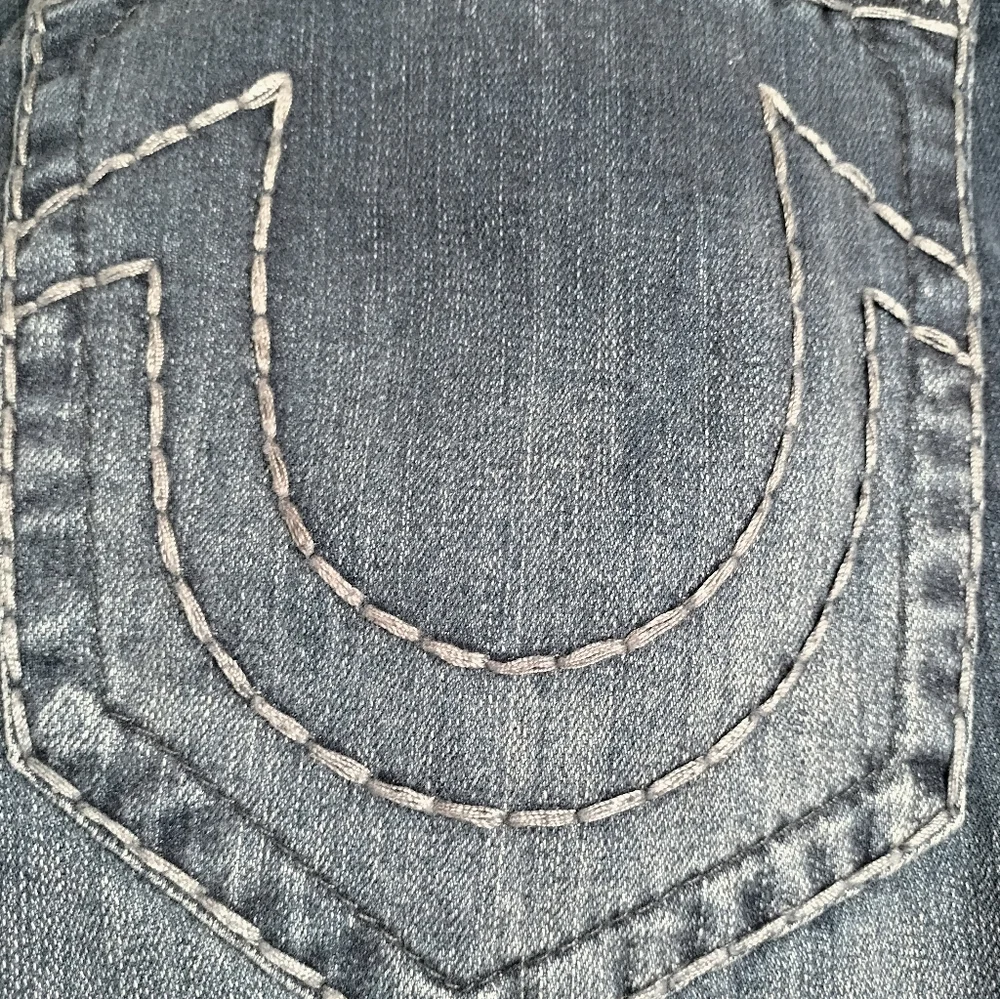 TRUE RELIGION Rocco‎ Relaxed Skinny Jeans Men’s 36x32 Dark Wash Standard